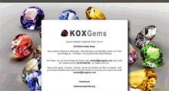 Desktop Screenshot of koxgems.com